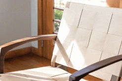 Masaya & Co. Diria Leather Arm Chair Furniture