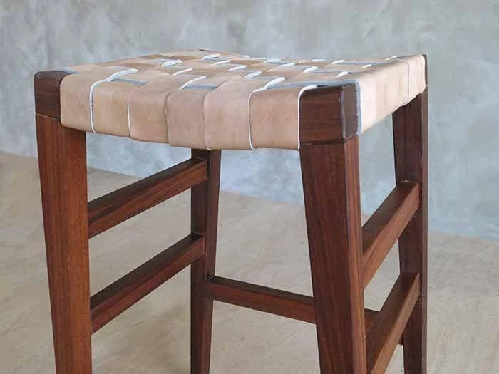 Masaya & Co. Masaya Leather Barstool Furniture 5 Masaya & Co. Masaya Leather Barstool Furniture