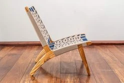 Masaya & Co. Masaya Manila Lounge Chair - Roots Pattern
