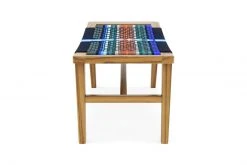 Masaya & Co. Masaya Manila Ottoman - Mot Mot Pattern