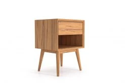 Masaya & Co. Mid Century One Drawer Side Table / Nightstand Furniture