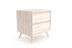 Masaya & Co. Mid Century Two Drawer Side Table / Nightstand