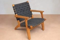 Masaya & Co. Outdoor Arm Chair - Charcoal Sunbrella 21 Masaya & Co. Outdoor Arm Chair - Charcoal Sunbrella