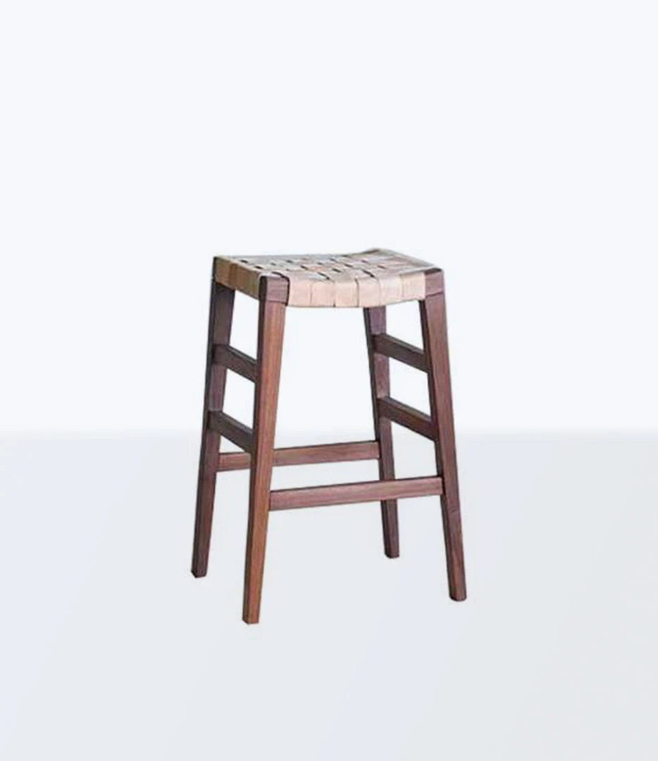 Masaya & Co. Masaya Leather Barstool Furniture 3 Masaya & Co. Masaya Leather Barstool Furniture