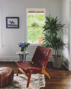 Masaya & Co. Furniture Masaya Leather Lounge Chair