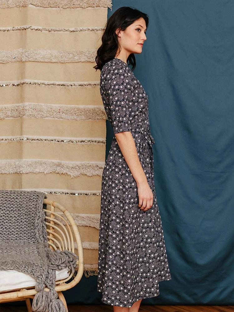 Mata Traders Aditi Moonrise Tencel Wrap Dress 4 Mata Traders Aditi Moonrise Tencel Wrap Dress