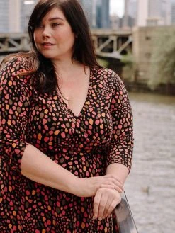 Mata Traders Best Sellers Callie Long Sleeve Wrap Dress