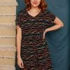 Mata Traders Best Sellers Montrose Wobbly Stripe Midi Dress