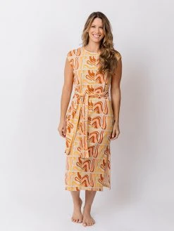 Mata Traders Clothing Sasha Sedona Stripe Shift Dress