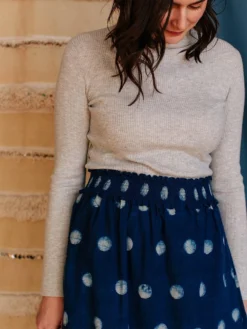 Mata Traders Shimla Full Moon Smocked Skirt Fair Trade 8 Mata Traders Shimla Full Moon Smocked Skirt Fair Trade