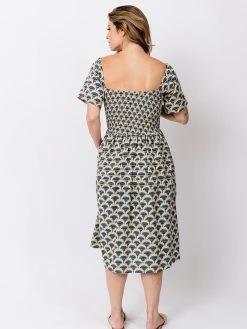 Mata Traders Teddy Blue Lotus Dress