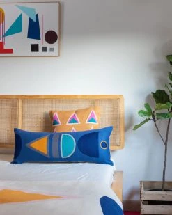 Leah Singh Maya Throw Pillow Cover - Ochre Home Goods