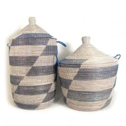 Mbare Low Patterned Hamper Basket Home Goods