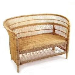 Mbare Furniture Malawi Cane Loveseat - Natural