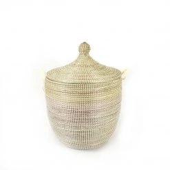 Mbare Medium Two-Tone Hamper Basket