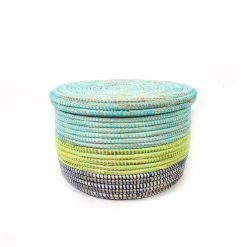 Mbare Modern Storage Basket Set - Coastal Blues Home Goods