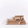 Coyuchi Mediterranean Towels - Rust