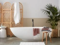 Coyuchi Mediterranean Towels - Shadow / Deep Pewter