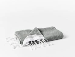Coyuchi Mediterranean Towels - Shadow / Deep Pewter