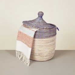 Mbare Medium Two-Tone Hamper Basket