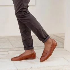 Nisolo Men's Alejandro Slip On - Brandy