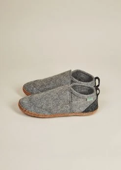 Kyrgies Men's Wool Tengries Slippers - Gray