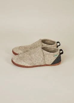 Kyrgies Men's Wool Tengries Slippers - Oatmeal Best Sellers