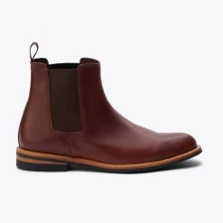 Nisolo Men's All-Weather Chelsea Boot - Brandy