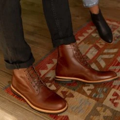 Nisolo Men's Andres All Weather Boot - Brandy