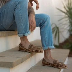 Nisolo Men's Colorblock Huarache Sandal