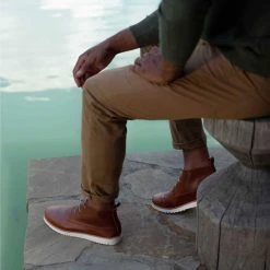 Nisolo Men's Cusco Flex Chukka - Brandy