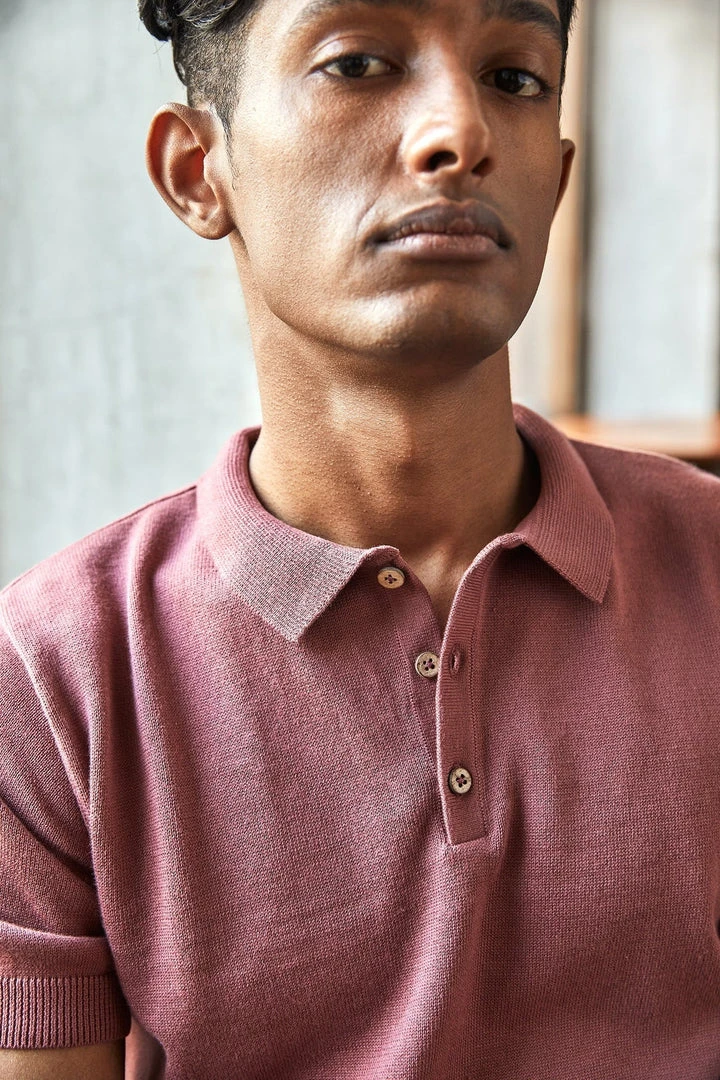 No Nasties Men's Knit Polo Shirt 9 No Nasties Men's Knit Polo Shirt