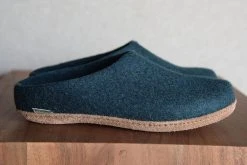 Kyrgies Men's Molded Sole Low Back Wool Slippers - Navy Best Sellers 16 Kyrgies Men's Molded Sole Low Back Wool Slippers - Navy Best Sellers