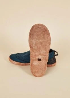 Kyrgies Men's Wool Tengries Slippers - Navy