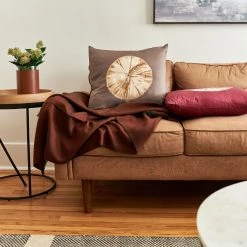 Studio Variously Home Goods Merlot Merino Blanket