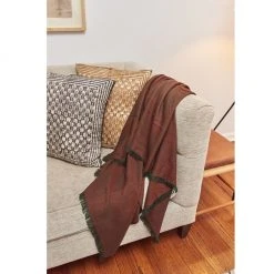 Studio Variously Home Goods Merlot Merino Blanket