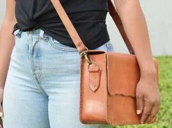 Purse & Clutch Mexican Leather Crossbody - Russet Brown Accessories