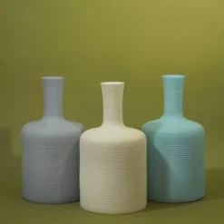 Middle Kingdom Cold Mountain Tulip Porcelain Vase - Bisque BIPOC Owned