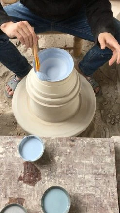 Middle Kingdom Kitchen + Dining Conical Porcelain Bowl - Slate