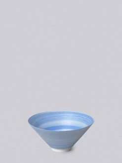 Middle Kingdom Best Sellers Conical Porcelain Bowl - Cornflower