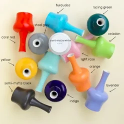 Middle Kingdom BIPOC Owned Glossy Mini Porcelain Vase 11