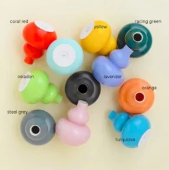 Middle Kingdom Glossy Mini Porcelain Vase 4