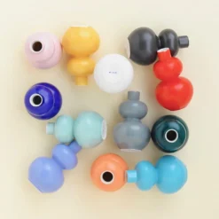 Middle Kingdom Glossy Mini Porcelain Vase 5 BIPOC Owned