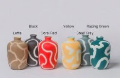 Middle Kingdom Memphis Small Plum Porcelain Vase Best Sellers