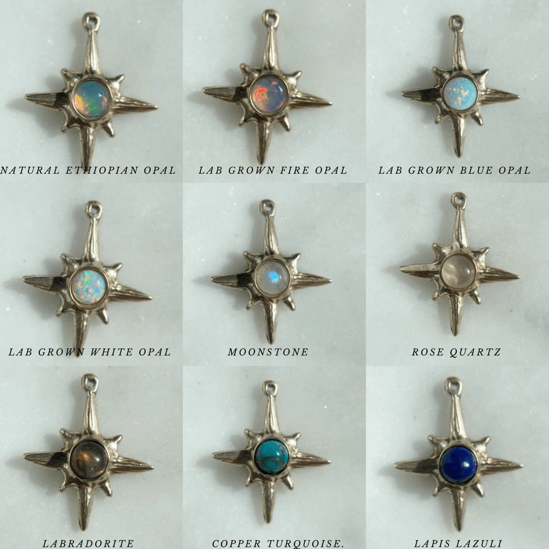 Iron Oxide Mini Waxing Moon Necklace 6 Iron Oxide Mini Waxing Moon Necklace