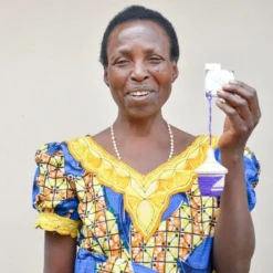 Azizi Life BIPOC Owned Miniature Basket Ornament - Yellow