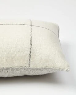 Minna Home Goods Anni Wool Lumbar Pillow - Cream