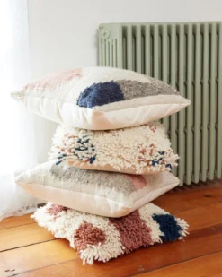 Minna Formas Shag Pillow Handcrafted