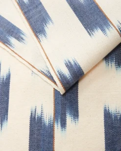 Minna Handcrafted Ikat Table Runner - Indigo