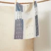 Minna Ikat Towel Indigo Handcrafted